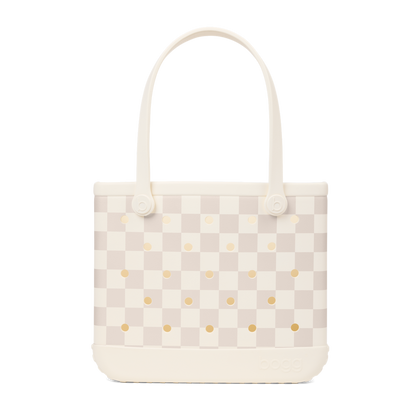 Baby Bogg Bag - Checkered Coconut/Mushroom
