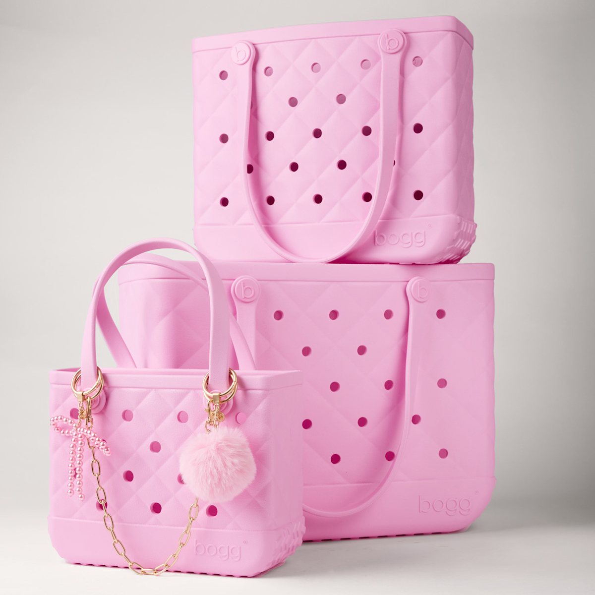 Bogg'd & Charmed - Pink Taffy Pouf
